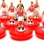 Subbuteo Andrew Table Soccer Olympiacos 1983-84 on Classic Hasbro Bases